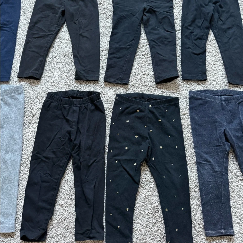 Toddler Girls Assorted Leggings Set 2T - Picture 3 of 8